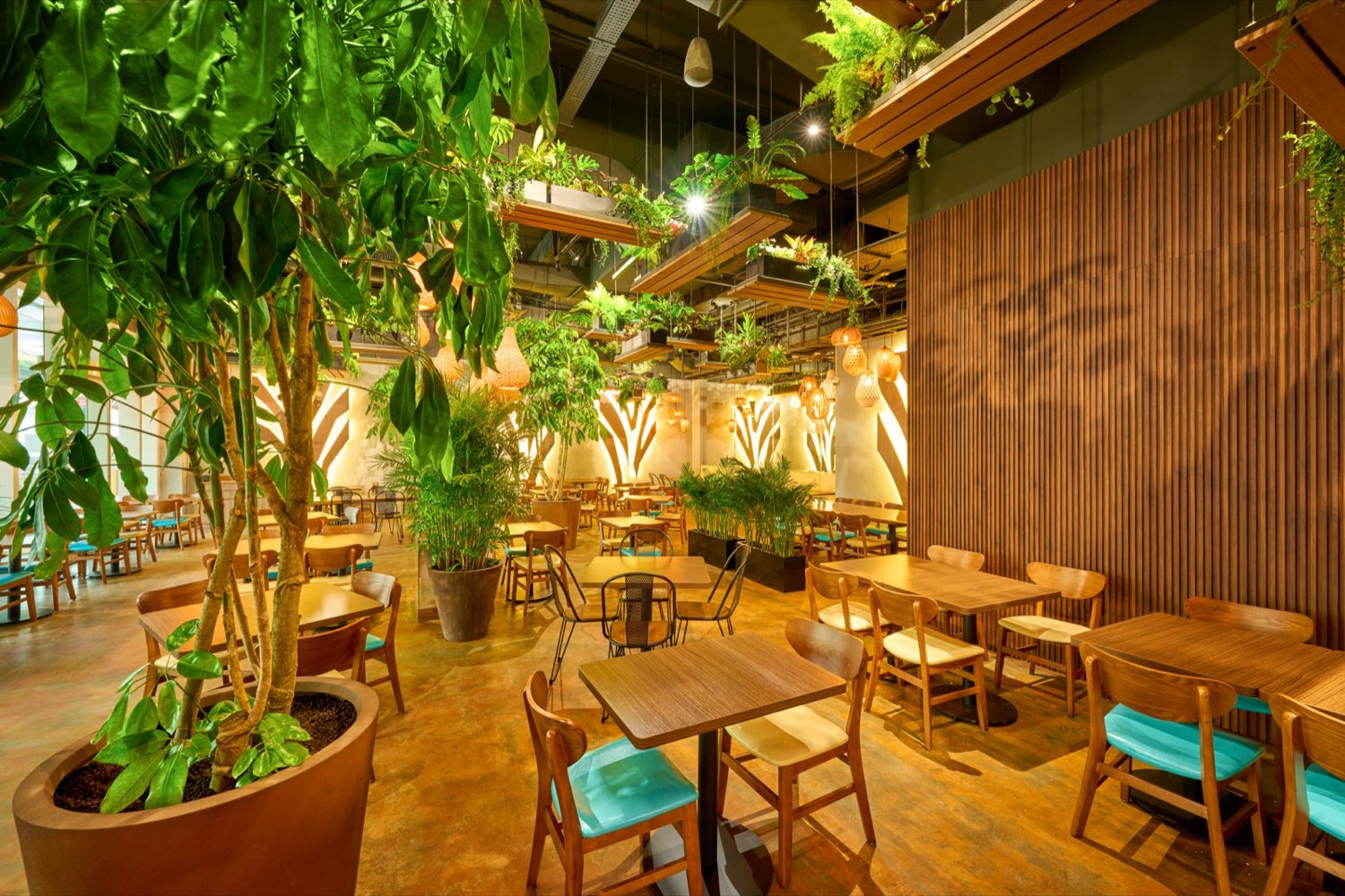 Indoor dining at Canopy Changi City Point
