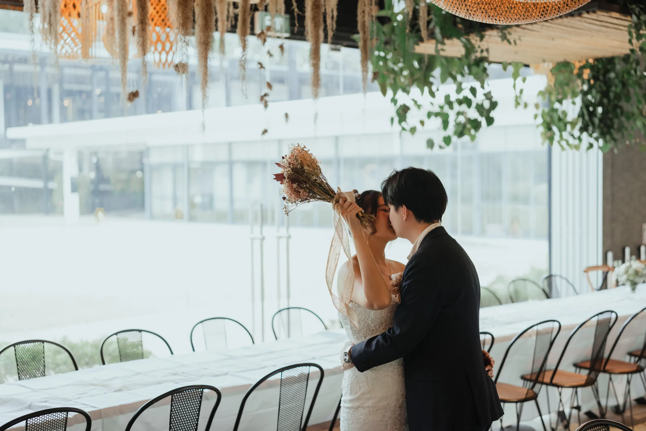 Wedding aisle at Canopy HortPark
