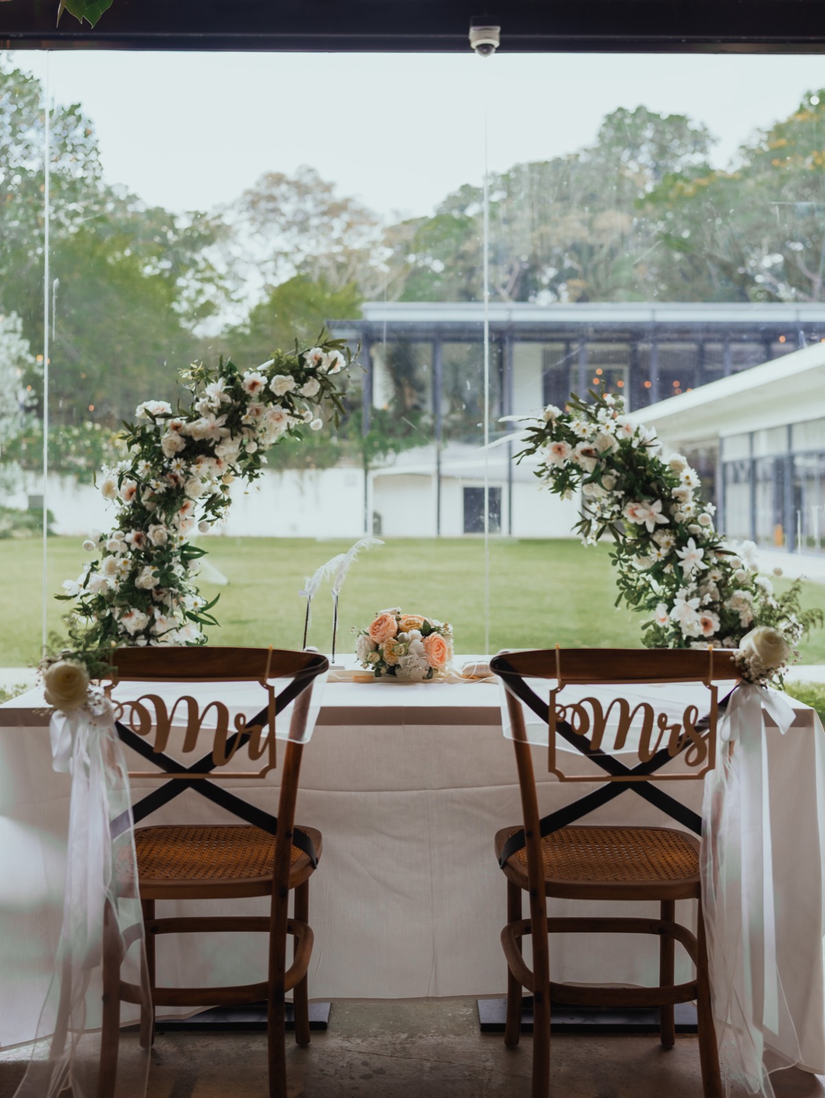 Wedding portraits at Canopy HortPark